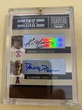 KEVIN YOUKILIS DALLAS MCPHERSON 2005 DONRUSS SIGNATURE INKCREDIBLE AUTO RED SOX