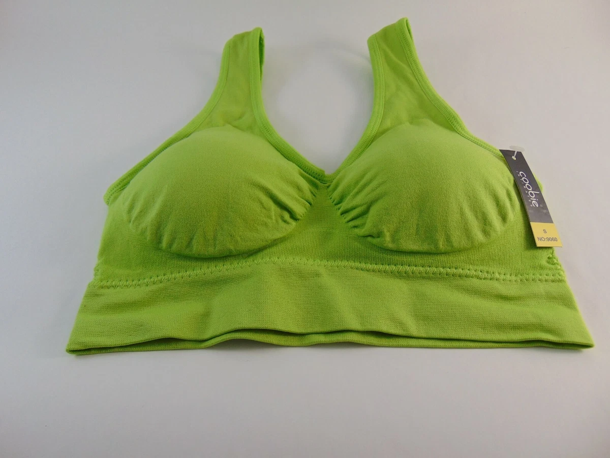 Coobie Intimates Women's Bras Size Small Color Green Lime