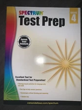 Spectrum Ser.: Spectrum Test Prep, Grade 4 (2015, Trade Paperback)