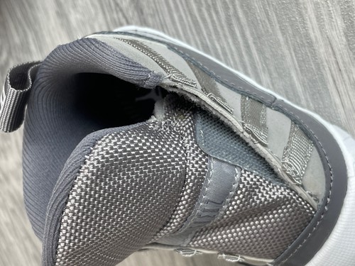 Nike Jordan 11, Cool Grey Crib Booties, Sz 2.5 UK, 3C, EU 18.5 Baby , CI6165-005 - Picture 6 of 11