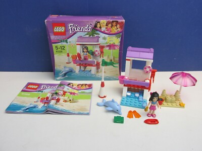 Lego 41028 komplett Friends Emma's Lifeguard Post Strand Set OVP 1354