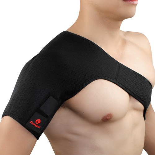 Kuangmi Single Shoulder Support Back Brace Strap Injury Arthritis Pain