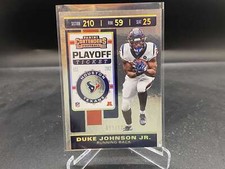 Duke Johnson Jr. 2019 Contenders Playoff Ticket #34 /175 Texans