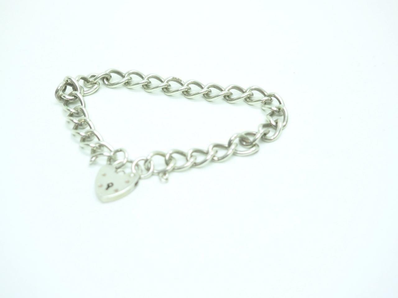 Solid Silver Chain - Solid Silver Chunky Bracelet… - image 2