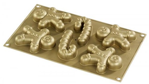 Muffinform Lebkuchenmannt Silikon Antihaft Spülmaschine Gingerman