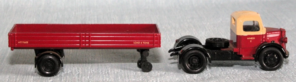 CAMIÓN Y REMOLQUE CORGI CLASSICS 18403 1:50 BEDFORD SERIE O BRITISH RAILBOXED Foto 4 de 4