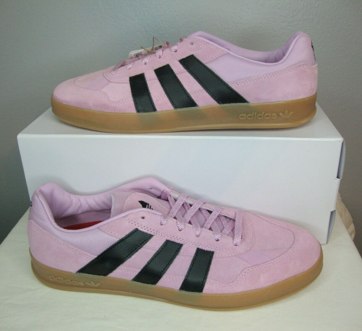 Adidas Aloha Super One Black Eye Skate Shoes M 10 Pink Mark Adidas Aloha Super One Black Eye Skate Shoes M 10 Pink Mark