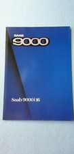Saab 9000i 16 Auto Prospekt Verkaufskatalog 1985 neuwertig 16v 9000