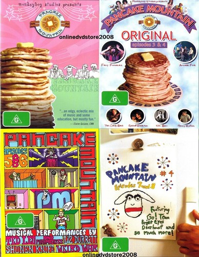 PANCAKE MOUNTAIN - All 8 Episodes - Kids TV SERIES (4 DVD SET) NEW SEALED - Foto 1 di 2