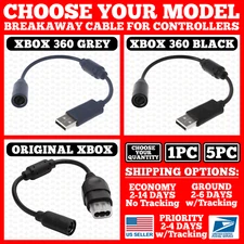 Breakaway Dongle Cable Cord Adapter For Original/Xbox/360/USB Wired Controller