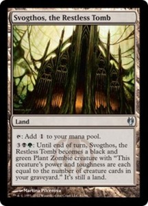 Svogthos, the Restless Tomb x4 - Duel Decks: Izzet vs Golgari - NM-Mint, English