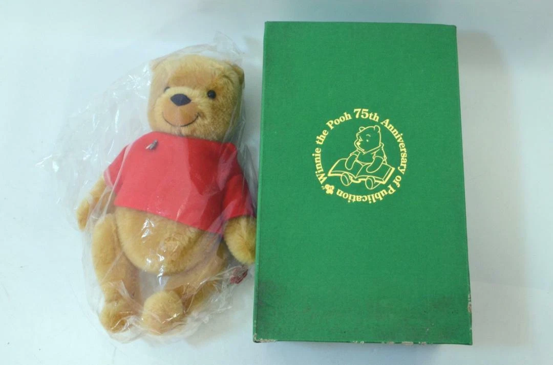 Hermann Winnie the Pooh Plush Doll Only 2001 416/2001 75th