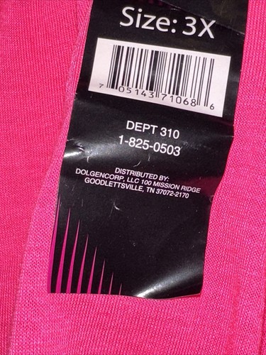 Zone Pro Tank Top Size 3x Workout Tee Hot Pink & Gray New NWT A6/A23 - Picture 10 of 14