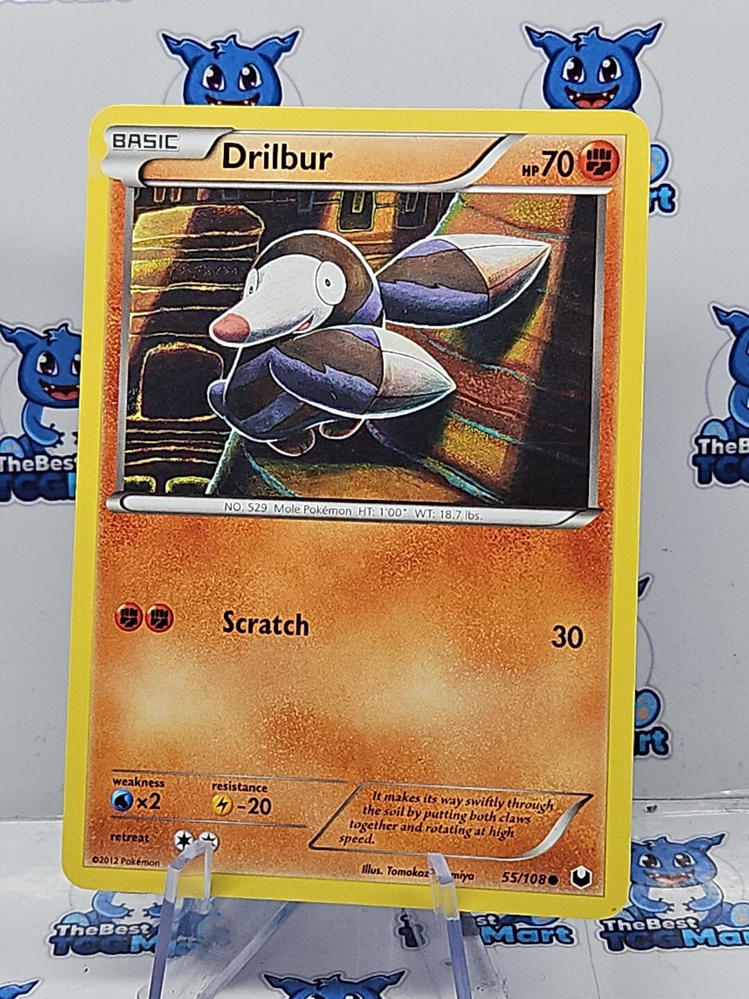 Drilbur 55/108 Dark Explorers Pokemon LP 