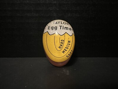 Vintage Plastic Taylor Egg Timer Soft, Medium, Hard 2'' Long x 1 in Tall