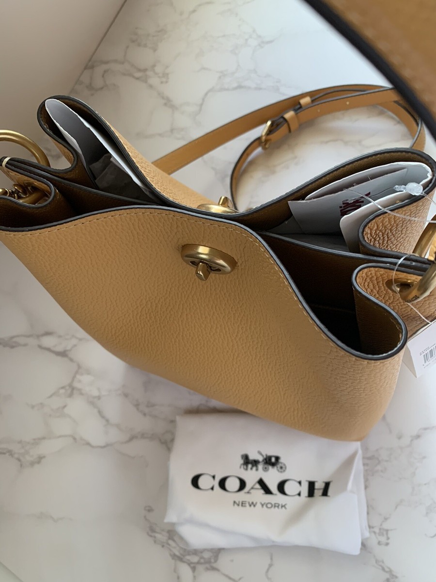 NEW COACH 89102 CHARLIE BUCKET Honeycomb LEATHER BAG - SATCHEL