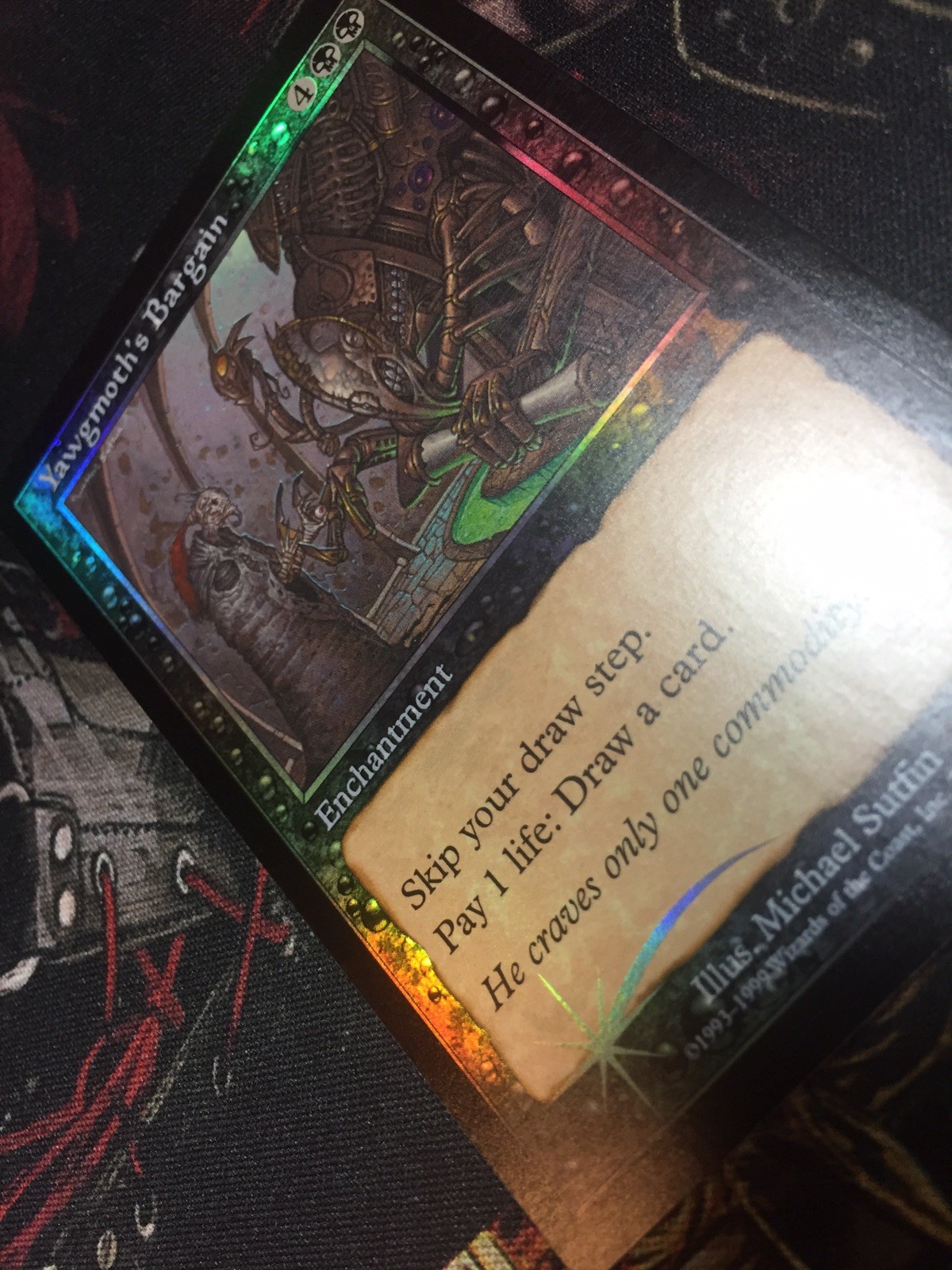 FOIL Yawgmoth's Bargain Nm+ / Mint Urza's Destiny MTG eBay