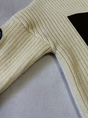 Amundsen Sweater Knit Norwegian Wool Beige Womens S Size Made in Italy Luxury - Picture 7 of 11