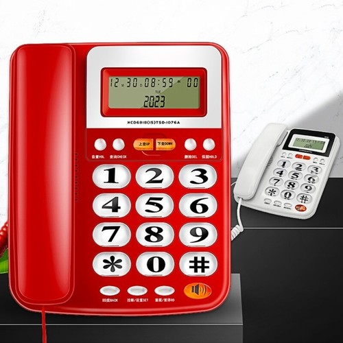 Classical Desk Phone Home Telephone for Hotels and Business Offices Easy to Use - Zdjęcie 6 z 10