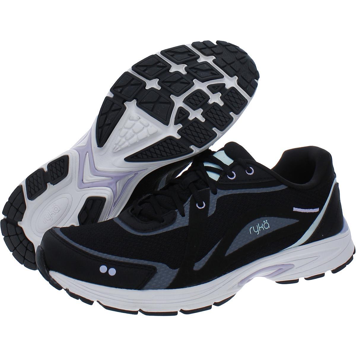 Ryka Womens Sky Walk Fit Black Walking Shoes Sneakers 7 Medium (B,M