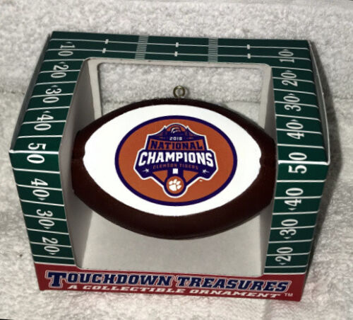 2018 CLEMSON TIGERS National Champs Champions CHRISTMAS ORNAMENT CLEMSON U - Picture 1 of 1