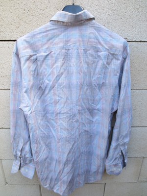 Chemise Homme SERGE BLANCO QUINZE 15 - Carreaux Rouge Et Bleu - Taille XXL Coton - Manches Longues