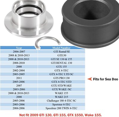 Seadoo Carbon Ring Seal Kit GS GSX GTI GTX 3D RX XP LRV & DI Sportster - Foto 13