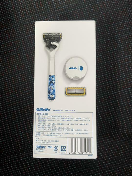 A BATHING APE BAPE Gillette 3点 新品 A BATHING APE BAPE x Gillette collaboration RAZOR SET