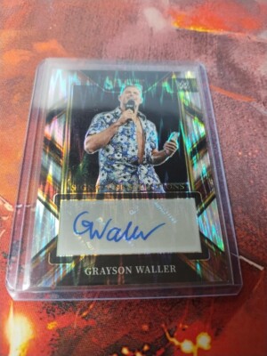 WWE 2023 Select Grayson Waller Signature Selections Prizm Flash #SL-GWL
