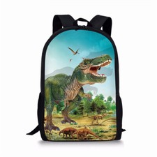 Dinosaur Cartoon Backpack Cute for Boys Girls School Travel 17 Inch