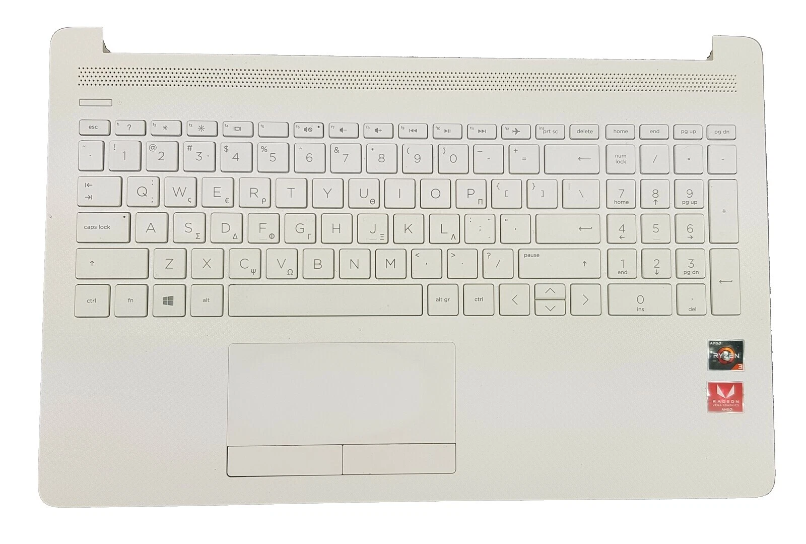 Laptop Blanco HP palmrests