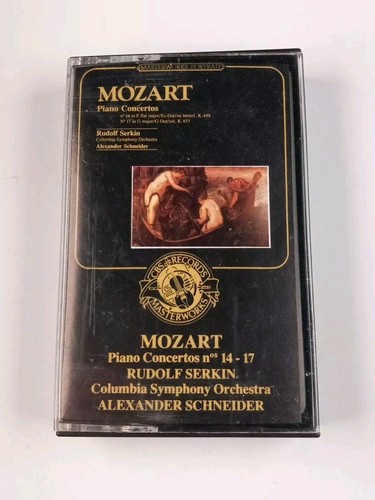Mozart: Piano Concertos Nos. 14 & 17 - Rudolf Serkin (Cassette) TESTED