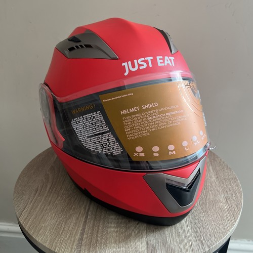 YEMA Motorrad Sturz Modular Helm YM-925 Integralhelm JUST-EAT Sonnenblende - XL - Bild 1 von 15