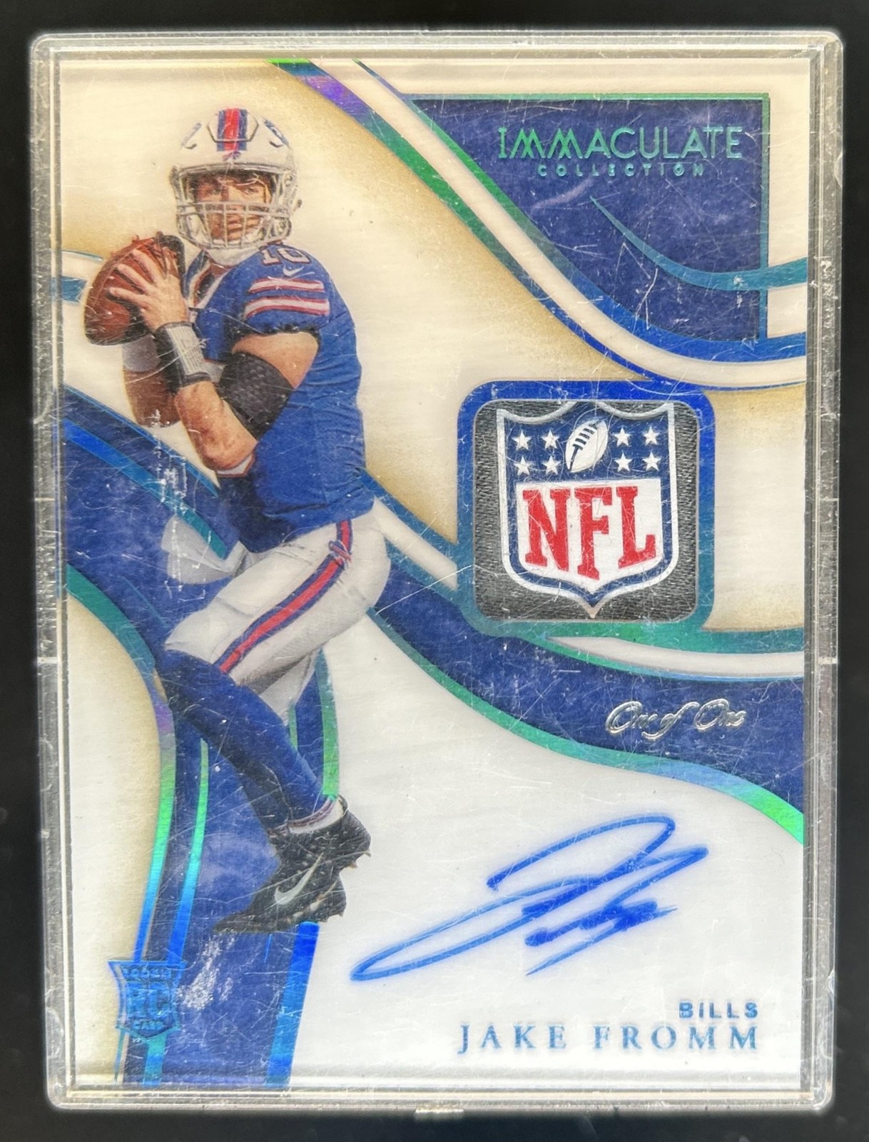 Jake Fromm Panini Immaculate Collection Immaculate Signature Patches Rookie #ISP6 Platinum