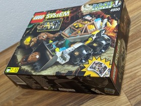 Lego 4950 Rock Raiders Loader Dozer Classic Vintage Box Original Box Instructions