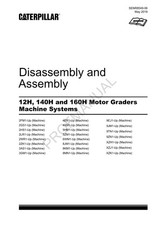 Caterpillar 12H 140H 160H GRADER Disassembly Assembly Service Manual SENR8549