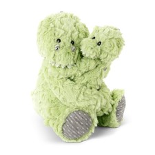 Demdaco You & Me Abraza Magnético Mamá y Bebé Peluche Dinosaurio, Verde, Poliéster 8.5"H