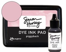 Ranger Ink Dye Felt Ink Pad Re-inker Simon Hurley PIGGY BACK New