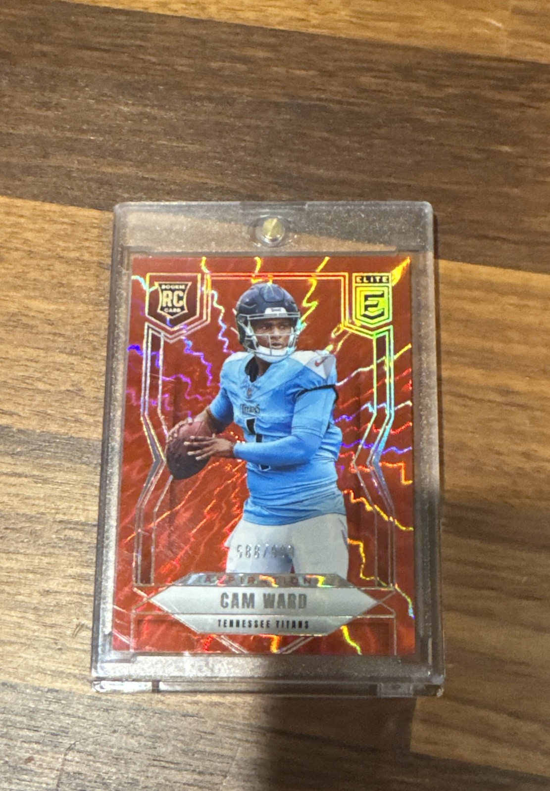 2025 Panini Donruss Elite - Rookies Cameron Ward 101 Aspirations Shimmer /999 RC