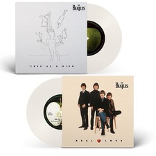 The Beatles - Free As A Bird / Real Love 7? Milky Clear Vinyl NEW/SEALED