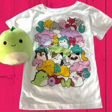 Squishmallows Gift SET Tee Shirt Danny the Dinosaur Squishmallows Stuffie SET