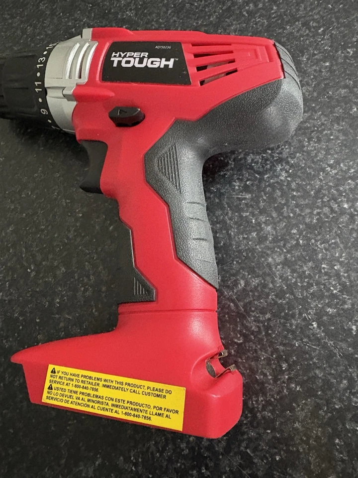 Hyper Tough 18V Cordless Drill 3/8" AQ75023G 10mm NO CHARGER NO BATTERY - Image 4 of 4