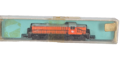Atlas 2152 Spur N Monon ALCO RSC2 Diesellok Zug Vintage Originalverpackt Lesen.