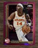 TERANCE MANN 2025-26 TOPPS CHROME MAGENTA REFRACTOR HAWKS /399 Q5908