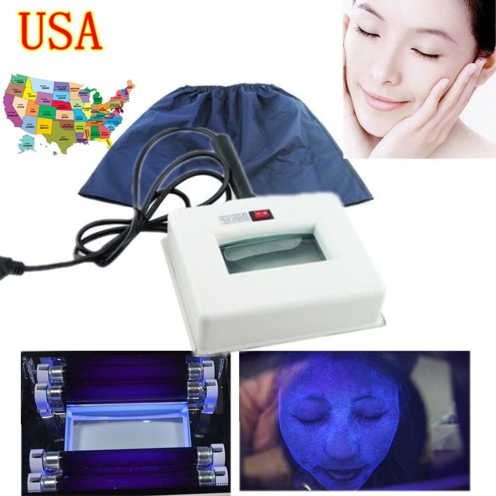 Portable UV Skin Analyzer Wood Lamp Exam Beauty Test Device for