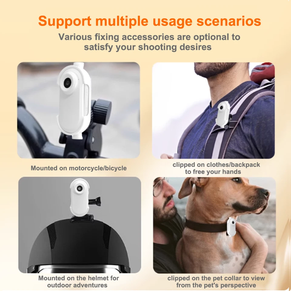 Wearable Portable Lightweight For Kids Pet Record Mini Thumb Body Camera - Image 3 of 4