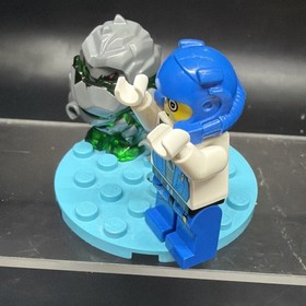 Lego Boulderax Rock Monster Minifigure Trans-Green Power Miners 8957 Pm001 Pm007