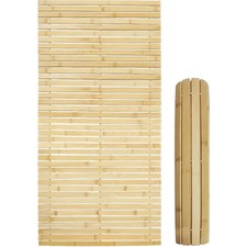 Badematte Bambus Sauna Bodenrost Rutschfest Fußmatte 100x50 cm