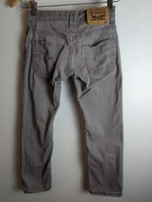 Levi's 511 Slim Fit Pants Youth Size 8 Regular gray 24x22 Straight