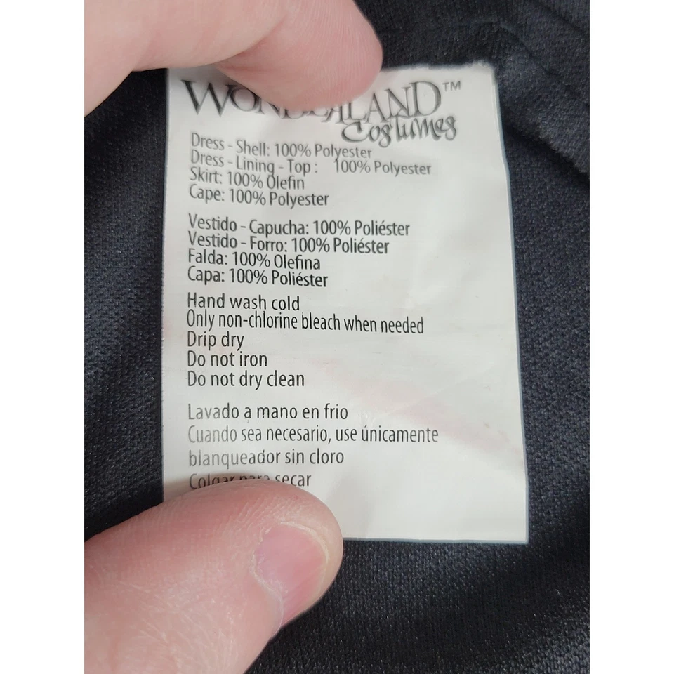 Woman Red Riding Hood Costume Dress Lace Corset Fantasy Fairytale Halloween L - Image 2 of 4